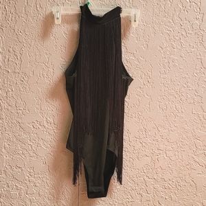 Shein Fringed Bodysuit